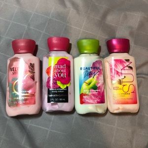 Bath and Body Works uses lotions
